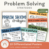 Math Problem Solving Strategies Posters - Cute Jungle Animals - Miss Jacobs Little Learners