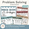 Math Problem Solving Strategies Posters - Cute Sea Life Decor - Miss Jacobs Little Learners
