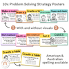 Math Problem Solving Strategies Posters - Cutesy Classroom - Miss Jacobs Little Learners