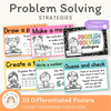 Math Problem Solving Strategies Posters - Cutesy Classroom - Miss Jacobs Little Learners