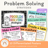 Math Problem Solving Strategies Posters - Cutesy Classroom - Miss Jacobs Little Learners