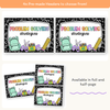 Math Problem Solving Strategies Posters - Cutesy Composition Notebook Math Decor - Miss Jacobs Little Learners