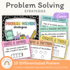 Math Problem Solving Strategies Posters - Cutesy Composition Notebook Math Decor - Miss Jacobs Little Learners