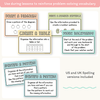 Math Problem Solving Strategies Posters - Cutesy Pastel Math Decor - Miss Jacobs Little Learners
