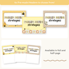 Math Problem Solving Strategies Posters - Happy Hive Math Decor - Miss Jacobs Little Learners