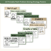 Math Problem Solving Strategies Posters - Modern Botanical - Miss Jacobs Little Learners