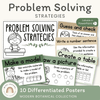 Math Problem Solving Strategies Posters - Modern Botanical - Miss Jacobs Little Learners