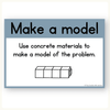Math Problem Solving Strategies Posters - Modern Ocean Theme - Miss Jacobs Little Learners