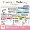 Math Problem Solving Strategies Posters - Pastel Theme - Miss Jacobs Little Learners