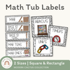 Maths Equipment Labels - Math Supplies - Miss Jacobs Little Learners