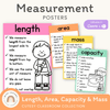 Measurement Posters - Cutesy Classroom Decor - Miss Jacobs Little Learners