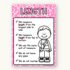 Measurement Posters - Cutesy Composition Notebook Math Decor - Miss Jacobs Little Learners
