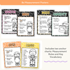 Measurement Posters - Cutesy Composition Notebook Math Decor - Miss Jacobs Little Learners