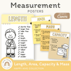 Measurement Posters - Happy Hive Math Decor - Miss Jacobs Little Learners