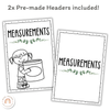 Measurement Posters - Modern Botanical Classroom Decor - Miss Jacobs Little Learners