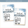 Measurement Posters - Modern Ocean Classroom Decor - Miss Jacobs Little Learners
