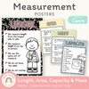 Measurement Posters - Pastel Composition Notebook Math Decor - Miss Jacobs Little Learners
