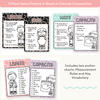 Measurement Posters - Pastel Composition Notebook Math Decor - Miss Jacobs Little Learners