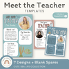 Meet the Teacher Templates - Cute Sea Life Classroom Decor - Miss Jacobs Little Learners