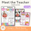Meet the Teacher Templates - Cutesy Classroom Decor - Miss Jacobs Little Learners
