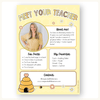 Meet The Teacher Templates - Happy Hive Classroom Decor - Miss Jacobs Little Learners