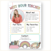 Meet The Teacher Templates - Pastel Composition Notebook Classroom Decor - Miss Jacobs Little Learners