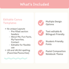 Meet The Teacher Templates - Pastel Composition Notebook Classroom Decor - Miss Jacobs Little Learners