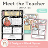 Meet The Teacher Templates - Pastel Composition Notebook Classroom Decor - Miss Jacobs Little Learners