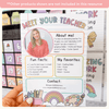 Meet The Teacher Templates - Pastel Composition Notebook Classroom Decor - Miss Jacobs Little Learners