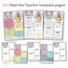 Meet the Teacher Templates - Spotty Pastel Decor - Miss Jacobs Little Learners