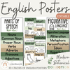 Modern Botanical English Posters Bundle - Miss Jacobs Little Learners