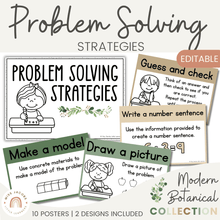  Modern Botanical Problem Solving Strategies Posters - Miss Jacobs Little Learners