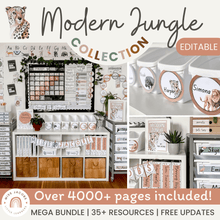  MODERN JUNGLE Classroom Decor Bundle - Miss Jacobs Little Learners