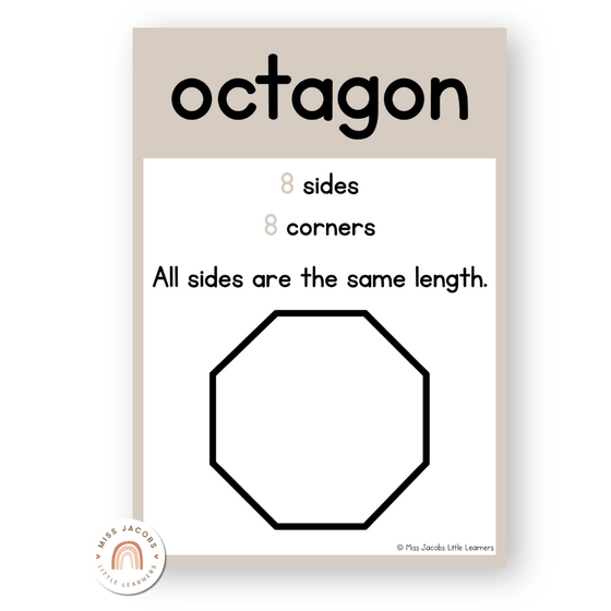 Modern Jungle Earthy Math Posters Bundle - Miss Jacobs Little Learners
