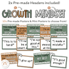 Modern Jungle Growth Mindset Display | Neutral Animal Print Classroom Decor - Miss Jacobs Little Learners