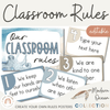 Modern Ocean Classroom Rules Posters for Classroom Management - Miss Jacobs Little Learners