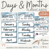 Modern Ocean Days and Months Flashcards - Miss Jacobs Little Learners