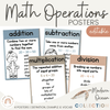 Modern Ocean Math Operations Posters - Miss Jacobs Little Learners