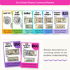 Money Posters - Bright Theme Classroom Decor - Miss Jacobs Little Learners