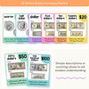 Money Posters - Cutesy Theme Classroom Decor - Miss Jacobs Little Learners