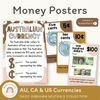 Money Posters - Daisy Gingham Neutrals Classroom Decor - Miss Jacobs Little Learners