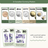 Money Posters - Modern Botanical Theme Classroom Decor - Miss Jacobs Little Learners