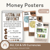 Money Posters - Neutrals Theme Classroom Decor - Miss Jacobs Little Learners