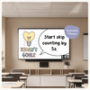 Morning Meeting Slide Template: Google, Canva, PPT - Pastel Composition Notebook - Miss Jacobs Little Learners