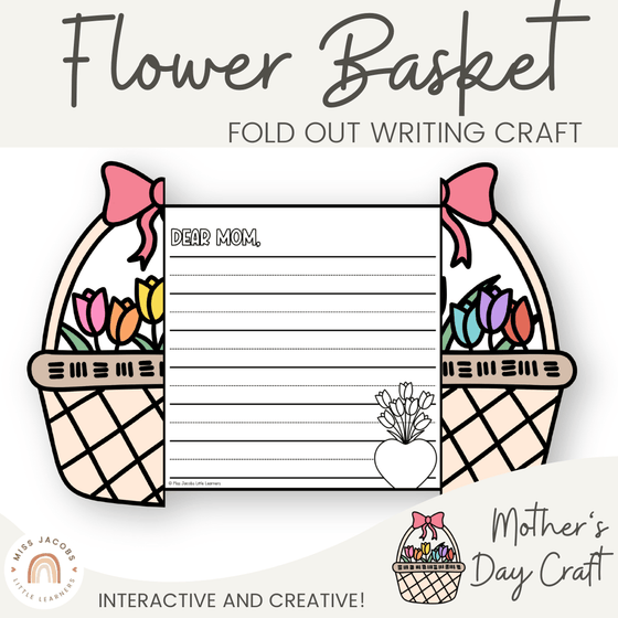 Mother’s Day Flower Basket Craft - Miss Jacobs Little Learners
