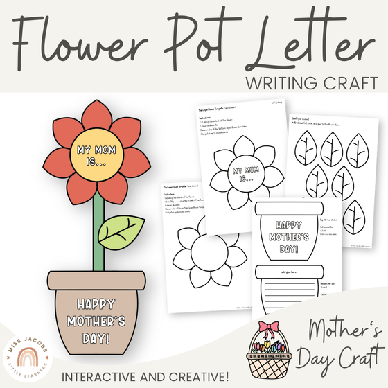 Mother’s Day Flower Pot Craft - Miss Jacobs Little Learners
