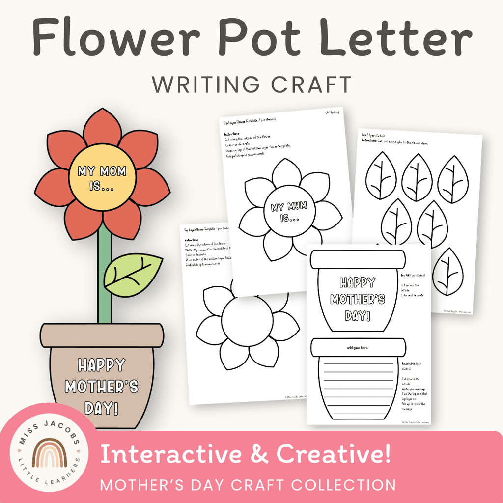 mother's day plant pot craft Mother's Day Flower Pot Craft