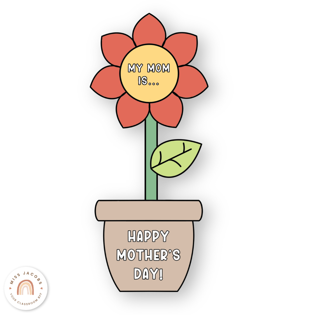 Mother’s Day Flower Pot Craft - Miss Jacobs – Miss Jacobs Little Learners