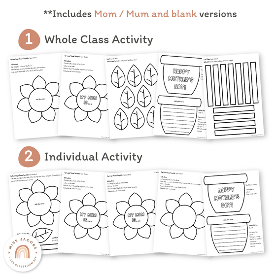 Mother’s Day Flower Pot Craft - Miss Jacobs Little Learners