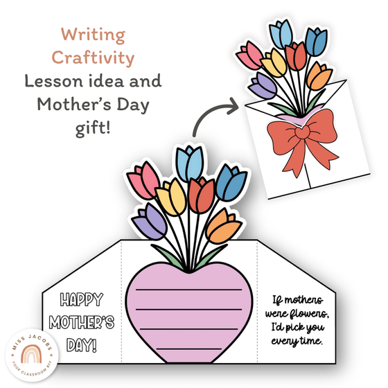 Mother’s Day Flower Vase Card Craft - Miss Jacobs Little Learners
